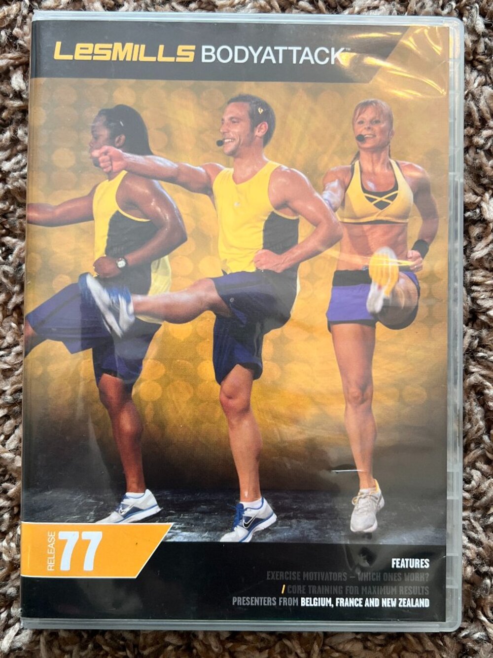 Les Mills BODYATTACK 77 DVD, CD & Choreography Notes